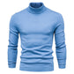 Men’s Winter Turtleneck Sweater – Slim Fit Solid Color Pullover