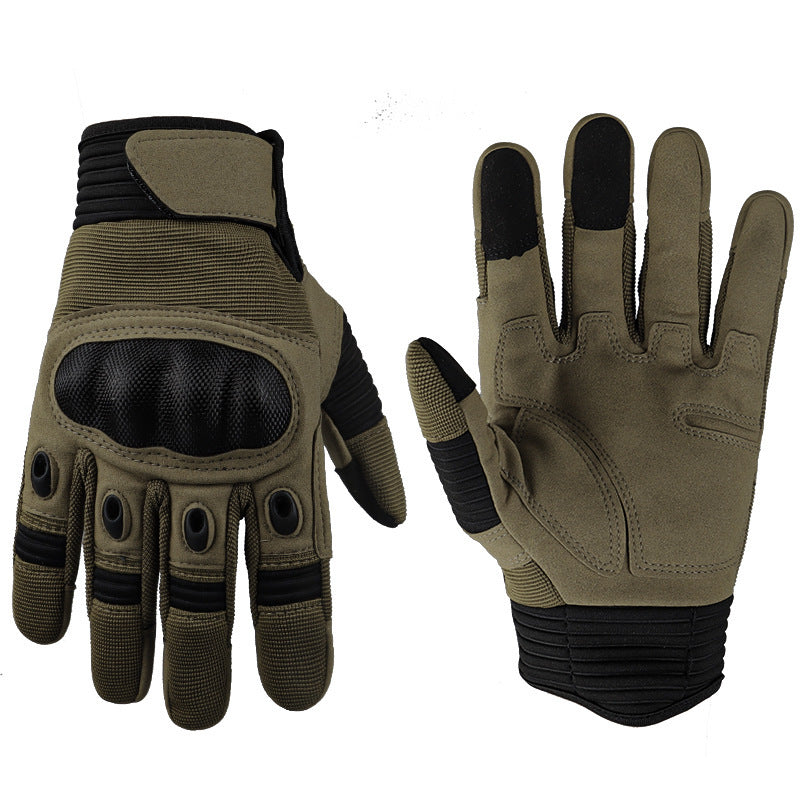 Touch screen military tactical full-finger motorbike gloves