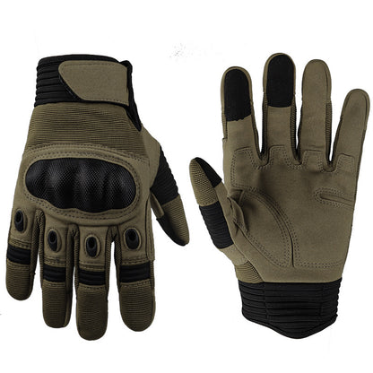 Touch screen military tactical full-finger motorbike gloves