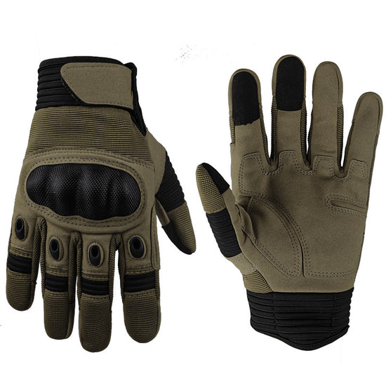Touch screen military tactical full-finger motorbike gloves