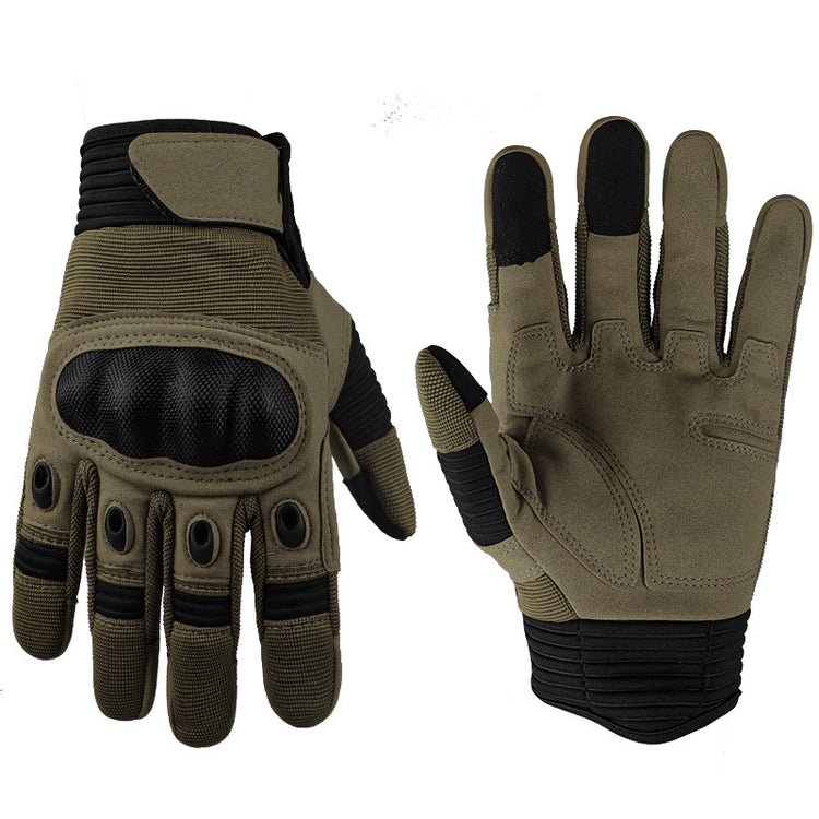 Touch screen military tactical full-finger motorbike gloves