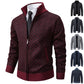 Men’s slim fit plaid print cardigan jacket