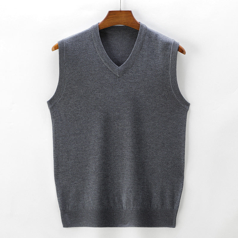 Men’s Wool-Style Vest Sweater Autumn & Winter Fit