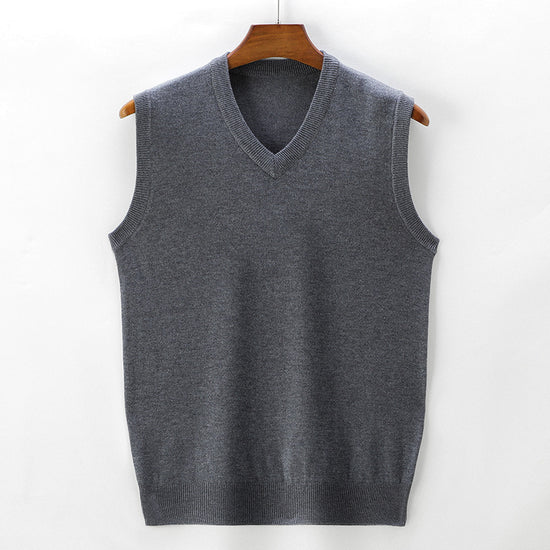 Men’s Wool-Style Vest Sweater Autumn & Winter Fit