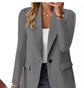 Women’s Lapel Button Jacket – Fashion Commuter Casual Blazer