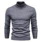Men’s Winter Turtleneck Sweater – Slim Fit Solid Color Pullover