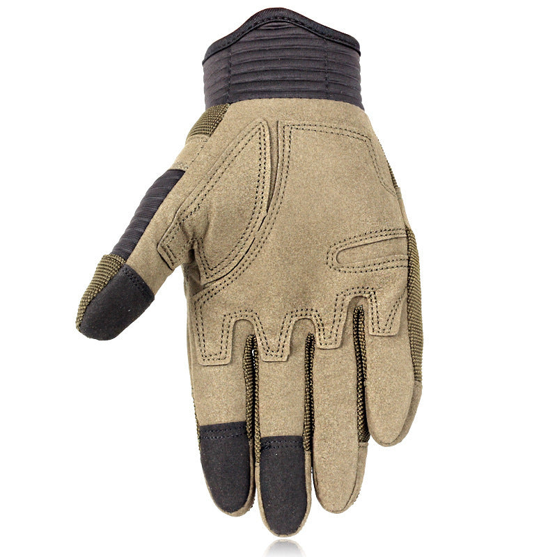 Touch screen military tactical full-finger motorbike gloves