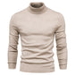 Men’s Winter Turtleneck Sweater – Slim Fit Solid Color Pullover