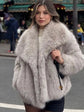 Women’s Winter Plush Coat – Warm Fluffy Lapel Jacket