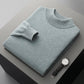 Autumn and Winter Half Collar Wool Sweater for Men