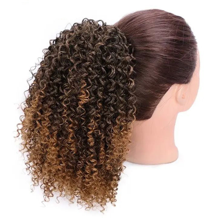 European and American style short small curly wig for ladies