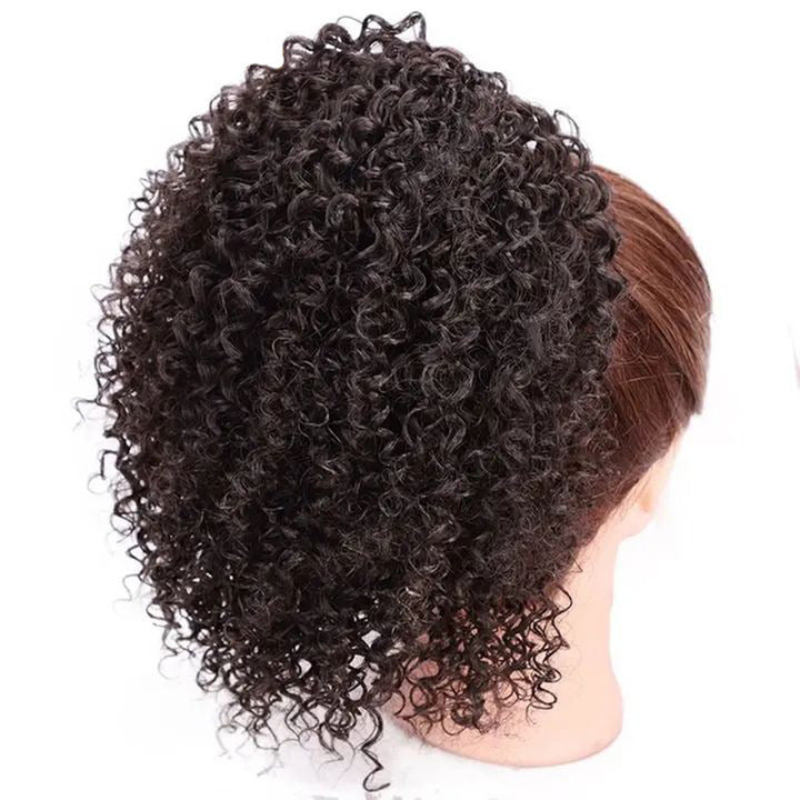 European and American style short small curly wig for ladies