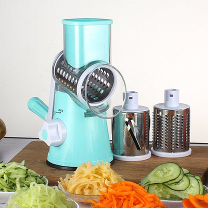 Vegetable Cutter Round Mandoline Slicer – Potato, Carrot & Cheese Grater