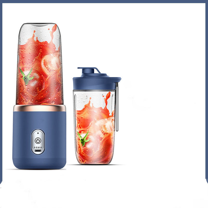 Portable 6-blade USB blender for smoothies, juices, and ice crushing | compact, rechargeable juicer