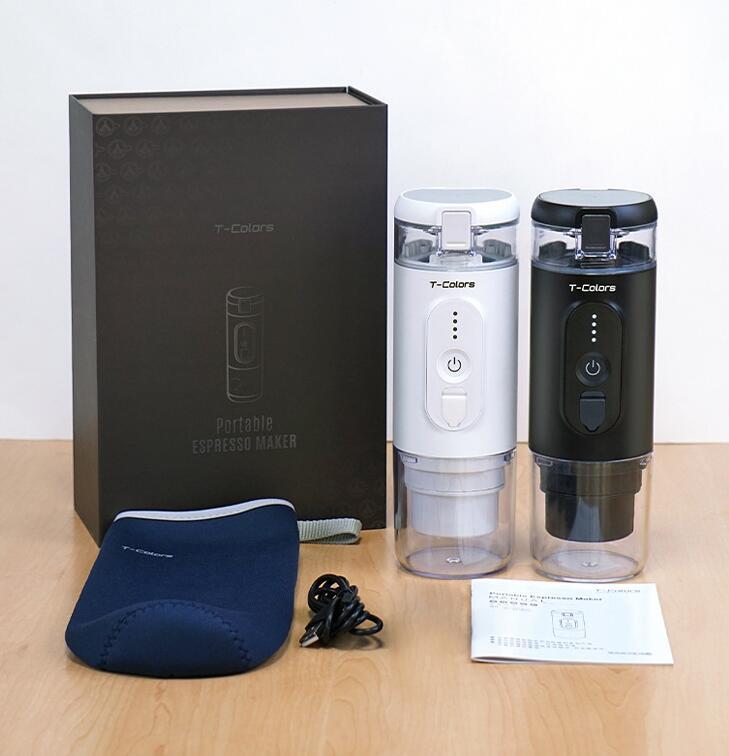 Portable wireless heating espresso machine with 20Bar pressure and rechargeable battery