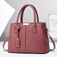 Women’s PU Leather Handbag – Large Capacity Square Tote Shoulder & Crossbody Bag