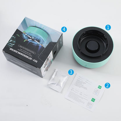Automatic anion purifier ashtray for home and car