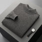 Autumn and Winter Half Collar Wool Sweater for Men