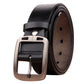 Men’s Antique Pin Buckle Cowhide Belt – Retro Leather Waist Strap
