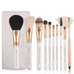 10-Piece Portable Makeup Brush Set