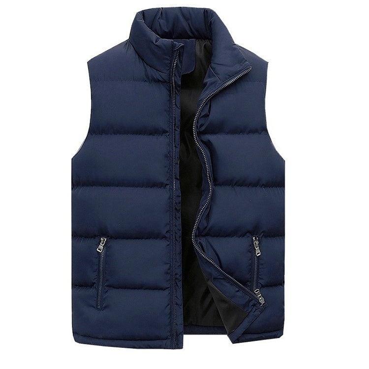 Men’s cotton-padded sleeveless vest