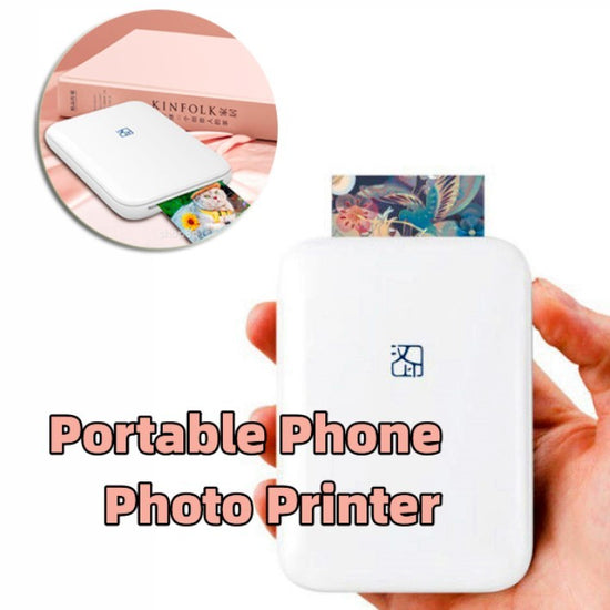 Portable full-color Bluetooth photo printer for wireless thermal sublimation printing