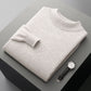 Autumn and Winter Half Collar Wool Sweater for Men