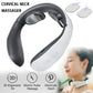 Neck and shoulder cervical massager with dual massage heads and 4 modes