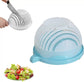 Creative Salad Cutter – Fruit & Vegetable Cutter Bowl with Drain Basket