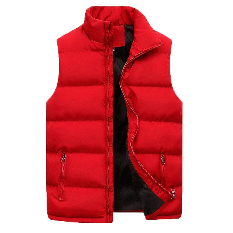 Men’s cotton-padded sleeveless vest