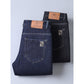 Fleece-lined thickened straight loose trousers in winter casual and business pants.