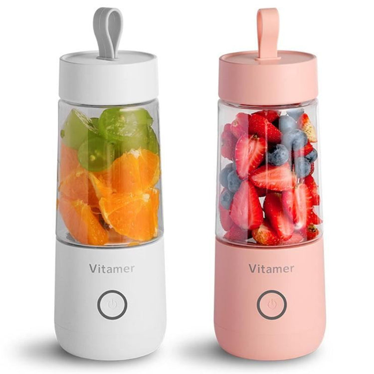 350ml portable USB rechargeable blender smoothie cup with stainless steel blades