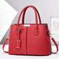 Women’s PU Leather Handbag – Large Capacity Square Tote Shoulder & Crossbody Bag