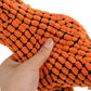 Dinosaur plush dog toy with squeaker, interactive chew toy for large dogs.