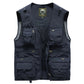 Men’s Summer Tactical Mesh Vest – Lightweight 14-Pocket Outdoor Fishing Waistcoat