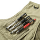 Men’s lightweight 14-pocket tactical mesh vest for summer outdoor fishing and hiking.