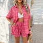 Women’s Printed Casual Vacation 2-Piece Short Suit – Relaxed Summer Set