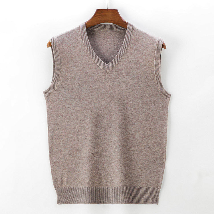 Men’s Wool-Style Vest Sweater Autumn & Winter Fit