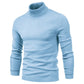 Men’s Winter Turtleneck Sweater – Slim Fit Solid Color Pullover