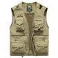 Men’s Summer Tactical Mesh Vest – Lightweight 14-Pocket Outdoor Fishing Waistcoat