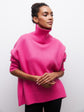 Women’s winter turtleneck sweater solid color long sleeve pullover.