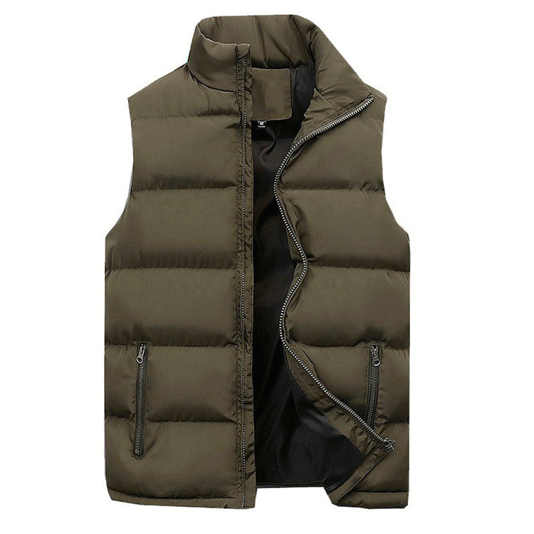 Men’s cotton-padded sleeveless vest