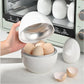 4-egg microwave steamer boiler with food-grade PP and aluminum inner layer