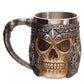 400ML 3D Skull Mugs – Gothic Stainless Steel Coffee & Tea Cup