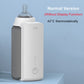 Portable USB baby bottle warmer with wrap-around heating design.