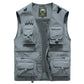 Men’s Summer Tactical Mesh Vest – Lightweight 14-Pocket Outdoor Fishing Waistcoat