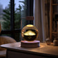 Crystal Ball Cosmic Dinosaur Night Light – USB Powered Warm Bedside Lamp