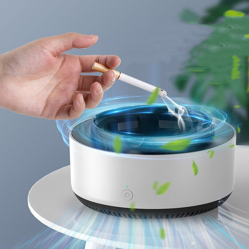 Automatic anion purifier ashtray for home and car
