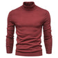 Men’s Winter Turtleneck Sweater – Slim Fit Solid Color Pullover