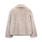Women’s Winter Plush Coat – Warm Fluffy Lapel Jacket